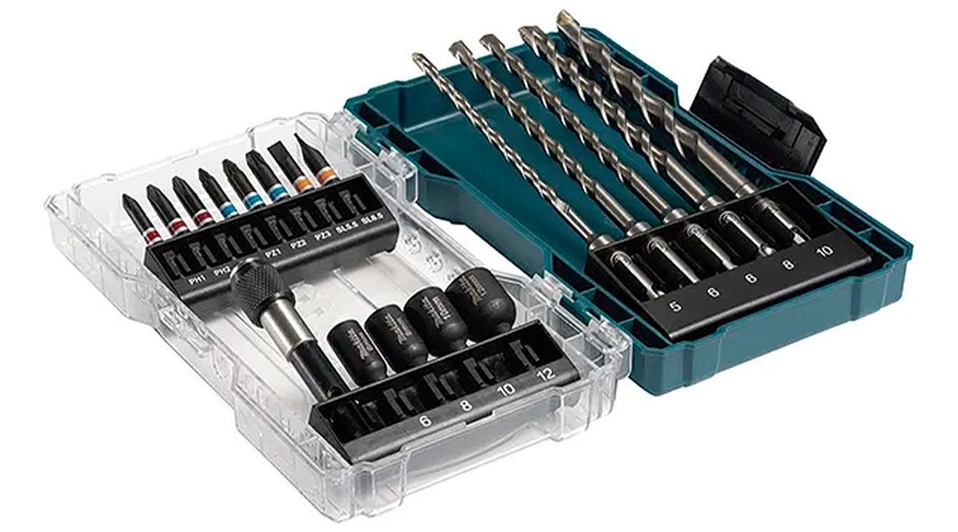 Set Brocas Sds Plus, Puntas Y Dados 18 Piezas E-07026