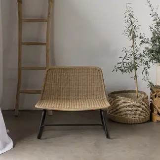 AMOBLE - Poltrona terraza Golfet Natural Amoblé