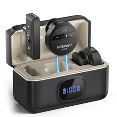 NEEWER - Micrófono Solapa Inalámbrico Botón Type-C P/ 15 16 Pro Max S24 ultra