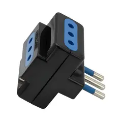 GENERICO - Enchufe Triple Schuko De Corriente De 3 Patas
