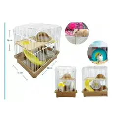 GENERICO - Jaula Casa Para Hamster Roedores Con Accesorios