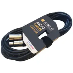 STAGELAB - Cable Micrófono Balanceado 10 Metros Xlr hembra a XLR macho