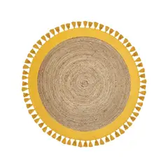 DIB - Alfombra Yute Red. Malibu 150X150 Amarillo