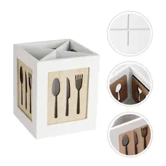 GENERICO - Organizador Utensilios Cocina Porta Cubiertos Porta Servicio