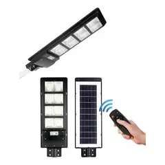 GENERICO - Foco Solar Led Exterior Lupa Luminaria + Poste Y Sensor 300w