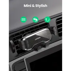 UGREEN - Soporte Celular Tipo Clip Para Rejilla Ventilacion Automovil
