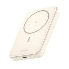 UGREEN - Bateria Portatil Magnetica 5000Mah Mini Carga Inalambrica 15W Blanco