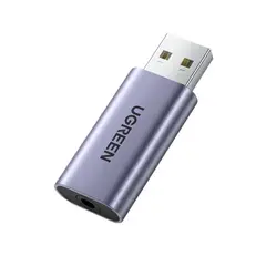 UGREEN - Tarjeta De Audio Externa Usb-A Jack 35Mm MH Audio Estereo + Mic