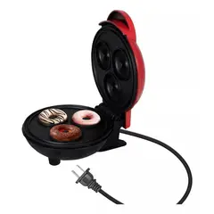 GENERICO - Mini Donera Maquina Donas 3 Puestos Antiadherente Rosquillas