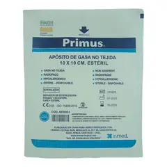 PRIMUS - APOSITO DE GASA NO TEJIDA 10X10CM ESTERIL 50 UNIDADES