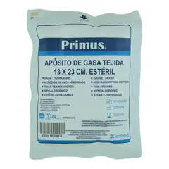 PRIMUS - APOSITO DE GASA TEJIDA 13X23CM ESTERIL 20 UNIDADES