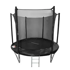 BEBESIT - Cama Elástica Trampolín 2,4 mt + Escalera y Malla Seguridad