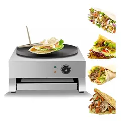 GENERICO - Maquina Para Panqueques Panquequera Electrica Crepera 3000w