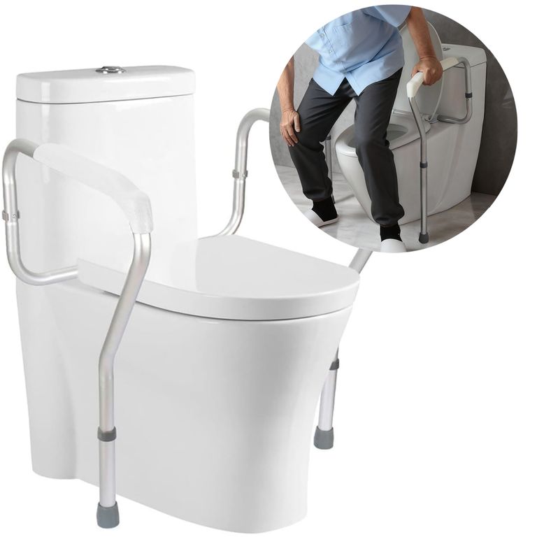 Barras Seguridad Para WC Ajustable Universal Capacidad 120kg