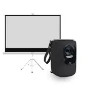 LEVO - Proyector Portátil Nova 9000lm + Telón 100"