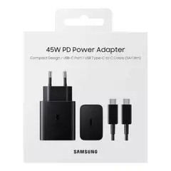 SAMSUNG - Cargador Carga Rápida 45w + Cable