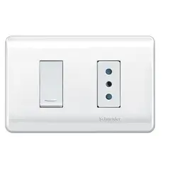SCHNEIDER ELECTRIC - ENCHUFE 2P+T 10A+ 912 250V ARMADO BLANCO GENESIS Schneider