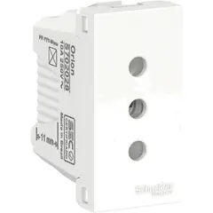 SCHNEIDER ELECTRIC - MODULO ENCHUFE 2P+T 10A 250V BLANCO ORION Schneider