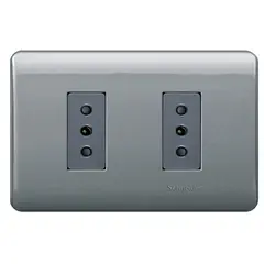 SCHNEIDER ELECTRIC - ENCHUFE DOBLE 2P+T 10A 250V HUMONOIR GENESIS Schneider