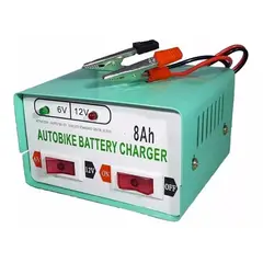 GENERICO - Cargador De Bateria Para Autos Y Motos 12v Y 6vp001