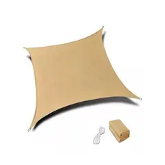 GENERICO - Lona Toldo Vela Malla Sombra Beige 2x3