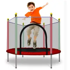 GENERICO - Cama elastica Trampolin 120x110 Roja