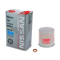 NISSAN - Cambio De Aceite 5w30 Sentra B18 Filtro y Golilla