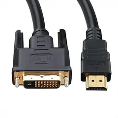 GENERICO - Cable Hdmi A Dvi 24+1 Hdtv V14 2mts