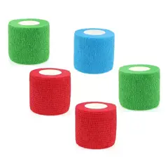 GENERICO - Pack 5 Venda Autoadherente Compatible Con Coban 5cm X 4.5mt