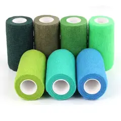 GENERICO - Pack 5 Venda Compatible Con Coban Autoadherente 10cm X 4.5mt