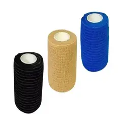 GENERICO - Pack 3 Venda Autoadherente Compatible Con Coban 10cm X 4.5mt