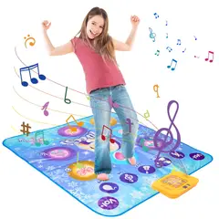 LUKOVEE - Alfombrilla de Musicales de Piano Plegable para Niños