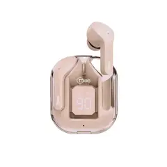 MLAB - Audífonos Tws Glass Crystal + Silicon Case Pink 09355