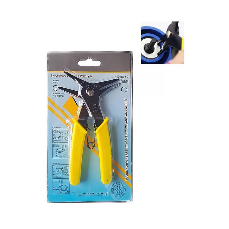 Alicate Pinza Anillos De Retención Interno Externo Multiuso