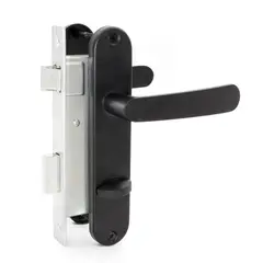 ODIS - Cerradura Embutir Simona 7040 Set Baño Negra