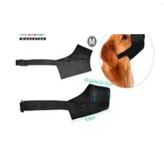 GENERICO - Bozal Para Perros Cuidado Talla M Negro