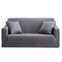 GENERICO - Funda cubre Sillon de tela LISA elasticada de 4 CUERPOS