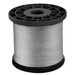 GENERICO - Piola De Acero Galvanizado 3 Mm 100 Metros Dicas