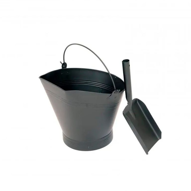 Balde metálico para chimenea 32,5cm Bighouse