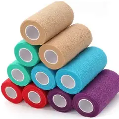 GENERICO - Pack 12 Unidades Venda Autoadherente Compatible Con Coban 5cm X 4.5mt