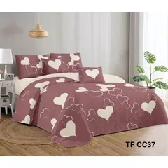 ANGELES DEL HOGAR - Cubre Cama de Verano Quilt King TFCC37