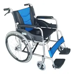 ONEDER - Silla De Ruedas Plegable Doble Freno Aluminio Liviana KJT106G