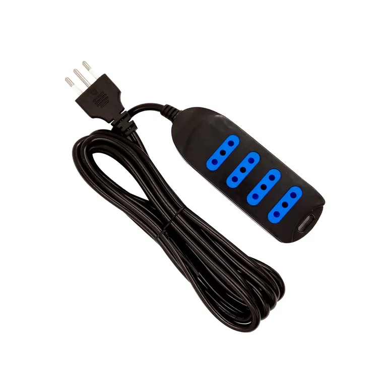 Alargador Eléctrico 3mts Certificado Negro - SC