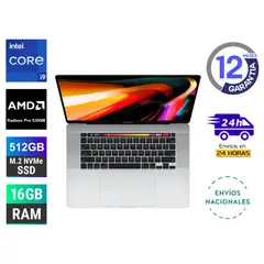 APPLE - Macbook Pro Core i9 AMD Radeon Pro 5300M 16GB Ram 512GB SSD A2166 Reacondicionado
