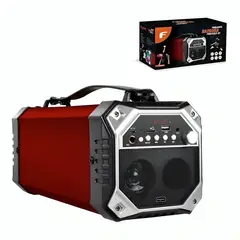 BAZOOKA - PARLANTE FUJITEL GPS4045 ROJO