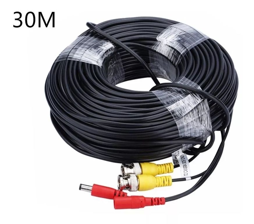 Cable Para Camara Vigilancia Video Y Poder 30 Mts.