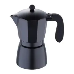 BERGNER - Cafetera Italiana 12 Tazas Negro Mate