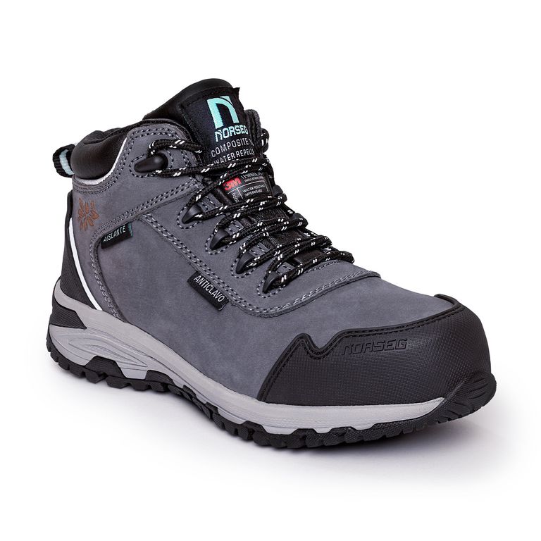 Zapato de Seguridad NS651 EMMA Gris Mujer