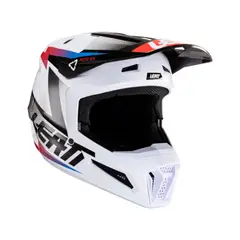 LEATT - Casco Moto 2.5 V24 Blanco Negro L 59-60cm