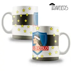 GENERICO - Tazón Cerámico Blanco Colo-Colo 34